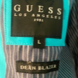 Brand new with tags guess aqua blazer